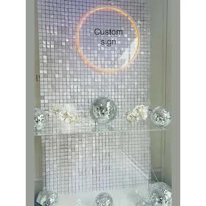 All white shimmerwall hire and ghost table