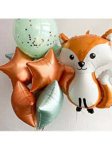 Helium Balloons: Wonderful fox helium bouquet
