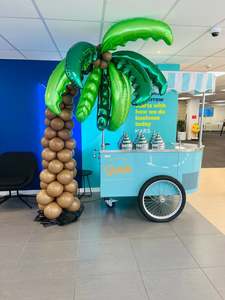 Balloon palm tree
