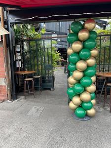 Top Selling: Forest green balloon column