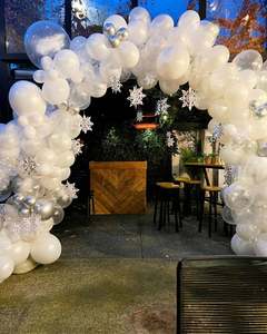Top Selling: All White balloon arch - winter wonderland