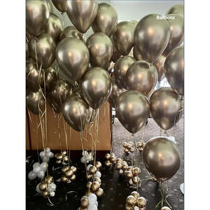 Balloon Centerpieces: 5 Balloon bouquets of 10 pieces
