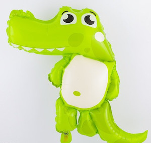 40x 30cm Cartoon Crocodile Bright Foil Balloon Balloon Party Box