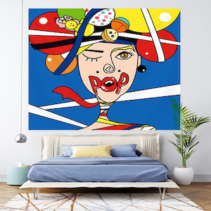 Products: Abstract Painting Backdrop 2m x 1.5m Balloon Party Box