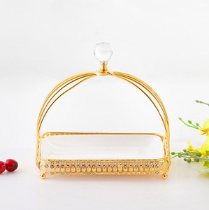 Products: 280 190 270mm Cage Shaped Dessert Rack Set-1 Layer Rectangle Gold Balloon Party Box