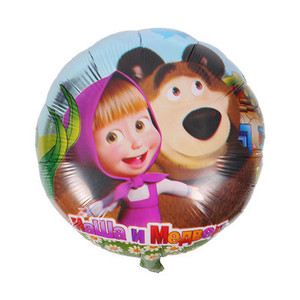 Products: 18 inch Marsha and Bear Aluminum Film Balloon Balloon Party Box