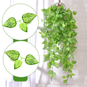 Artificial White Rose hanging Vine String 1.8m