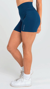 Bottoms: Legacy Legging Mid Shorts | Sapphire Blue