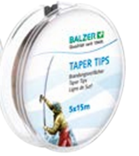 Fishing Lines: Tapered leader line for Fly fishing & Surfcasting 15m Leader