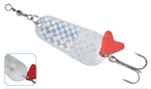 Fishing Lures: Colonel Classic Curvy Spoon Silver 6g, 16g, 22g: