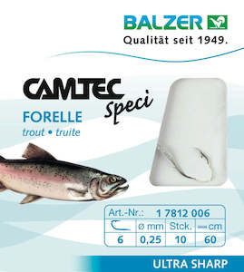 Camtec Speci Trout Hook Silver #6