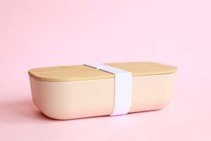 Frontpage: Bamboo Lunchbox - Powder Pink
