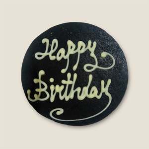 Desserts: Happy Birthday Chocolate Disc