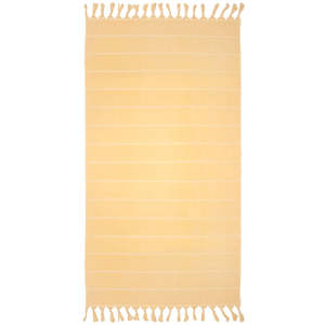 Outdoors: Santorini Beach Towel - Custard