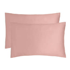 Pillowcases: Bamboo Satin Pillowcases - Rose Pink