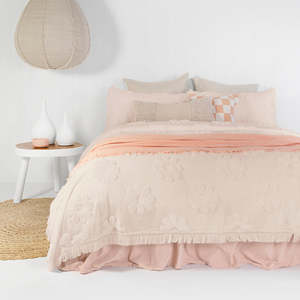 Everlasting Coverlet Set - Shell