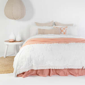 Coverlets Comforters: Everlasting Coverlet Set - White