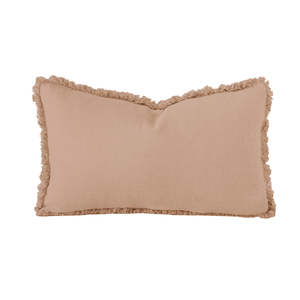 Cushions: Linen Cushion - Rectangle - Tearose