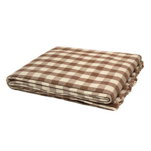 Throws: Gingham Throw - Clove