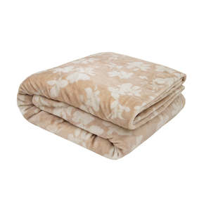 Lydia Ultraplush Blanket - Latte