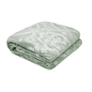 Blankets: Beth Ultraplush Blanket - Eucalyptus