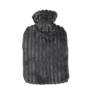 Accessories: Channel Hot Water Bottle - Charcoal