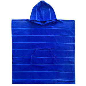 Beach Accessories: Santorini Adult Beach Hoodie - Azure