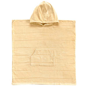 Santorini Adult Beach Hoodie - Custard