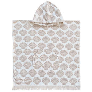 Beach Accessories: Shell Adult Beach Hoodie - Pebble