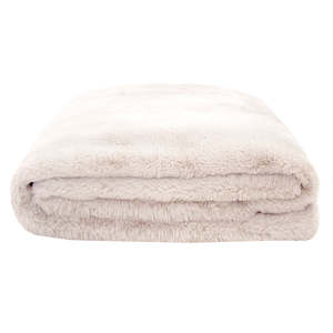 Frida Faux Fur Throw - Snow
