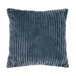 20 05 Winter Must Haves: Channel Square Cushion - Steel Blue