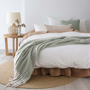 New: Melville Quilt Cover Set White