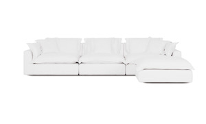 Cloud Cosy 4 Piece | Feather Cloud Modular Couch with Ottoman