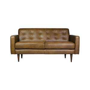 Sofas: Lottie | 2 Seater Sofa Tan Leather