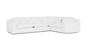 Sofas: Cloud Cosy | Feather Cloud Modular Couch 4 Pcs Corner