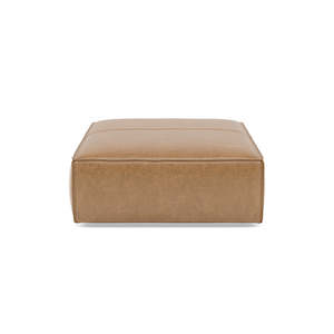 Baree | Leather Ottoman