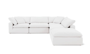 Cloud Classic | 5-Piece Modular Sofa (Includes Ottoman)