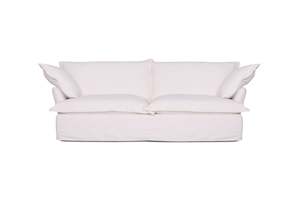 June | Oversized Cloud Slip Covered 2.5 Seater