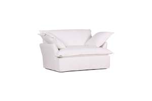 June | Oversized Cloud Slip Covered Armchair
