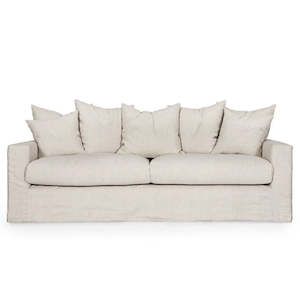 Hampton | Linen Feather Sofa 3 Seater