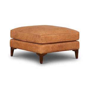 Studio | Leather Ottoman