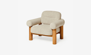 All: Ives Chair in Pax Boucle Off White