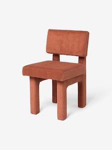 Crawley Dining Chair in Orange