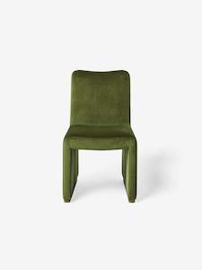 Mendez Dining Chair in Pistachio Green Velvet
