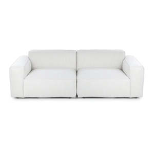 Macedon 2 Pcs | Oversized Fabric Sofa with Ottoman