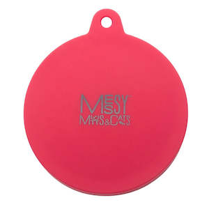 Dog Food: Messy Mutts - Silicone Universal Can Cover, Fits 3 Can Sizes (Watermelon)
