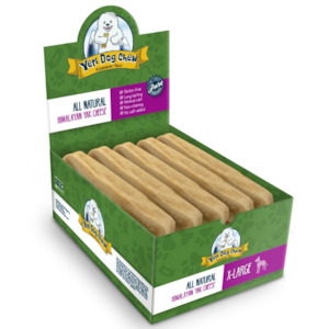 Dog Treats: NZ Beef Weasand Stick (Large) 30cm