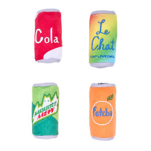 ZippyClaws Cat Toys 4-Pack - Drink Cans