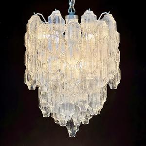 Mid-Century Murano Cascade Chandelier