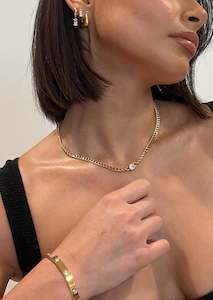 Necklaces: Jaquis Chain - Clear